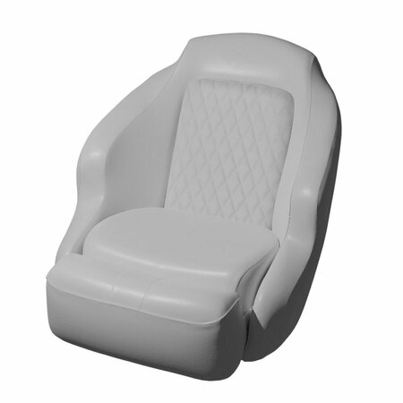 TACO MARINE TACO Anclote Diamond Bucket Seat, White BA1-25WHT
